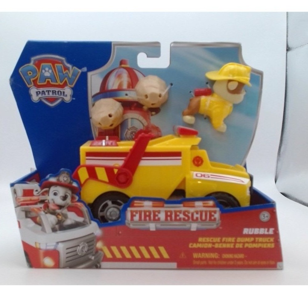PAW Patrol Fire Rescue Large Rubble Toy Vehicle, BRAND NEW IN BOX
